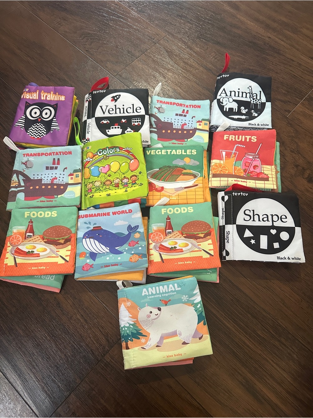 Baby Sensory Soft Activity Books Lot of 12 – Learning Cloth Books